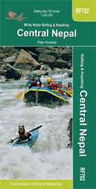 Central Nepal (white water rafting map)