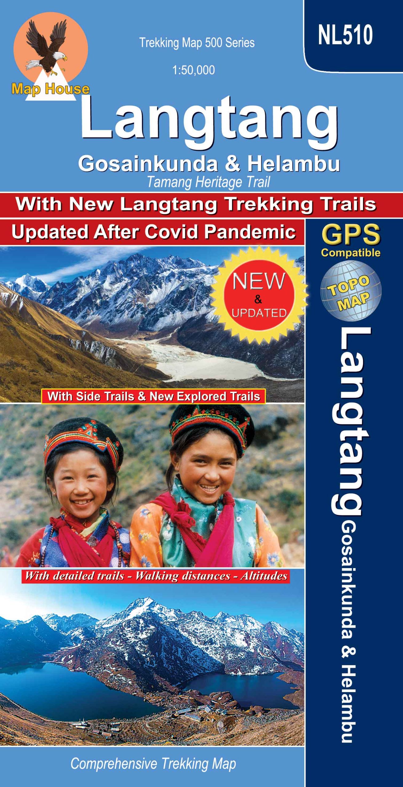 Langtang 50k tamang heritage trail gosainkunda helambu map house