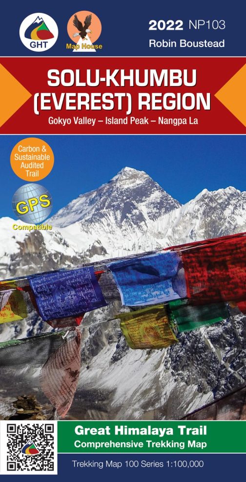 103-GHT solu khumbu Everest_map house books himalaya